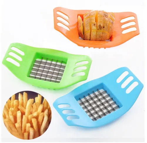 Potato Slicer French Fries Maker Vegetable Potato Slicer Cutter Chopper Chips Making Tool Potato Cutting Tool Kitchen Gadgets